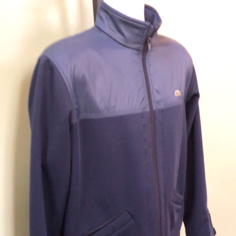 Lacoste Men's Navy Blue Jacket Size 7 / XXL - Picture 3 of 13